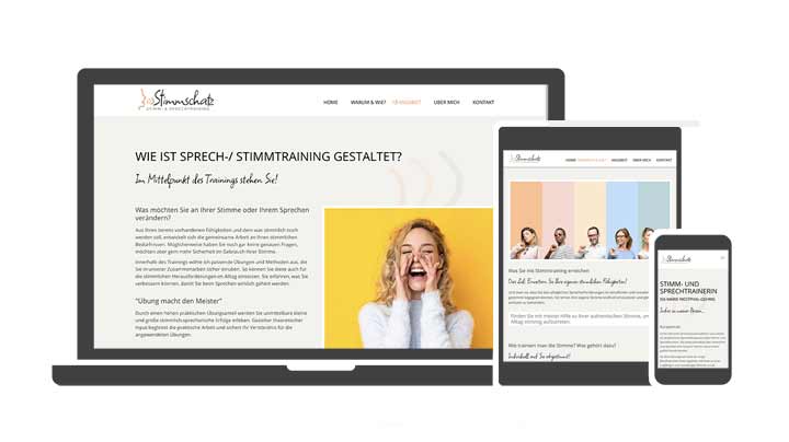 Webdesign Referenz Stimmschatz